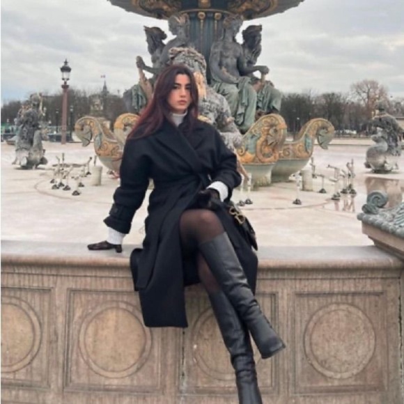 ZARA Wool Wrap Coat - Picture 16 of 16